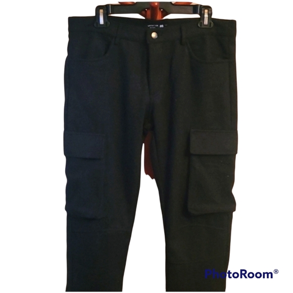 American Stitch Black Wool Blend Pants - Picture 2 of 11